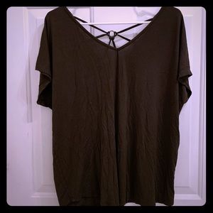 Dark Green Papermoon Top